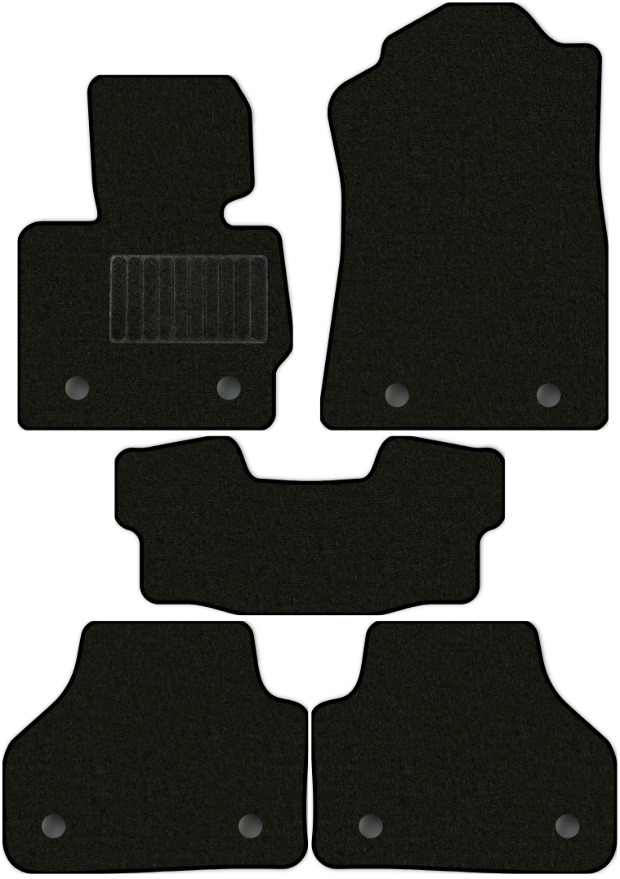 Коврики текстильные "Комфорт" для BMW X3 II (suv / F25) 2010 - 2014, черные, 5шт.
