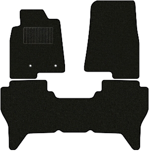 Коврики "Классик" в салон Mitsubishi Pajero IV (suv / V90 (5 дв.)) 2014 - 2020, черные 3шт.