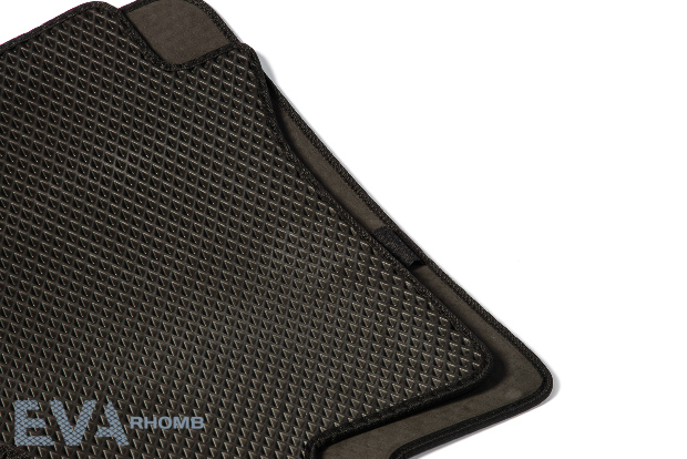 Коврики ЭВА "EVA ромб" для Chery Tiggo 8 Pro I (suv  5 мест / SUV) 2021 - Н.В., черные, 3шт.