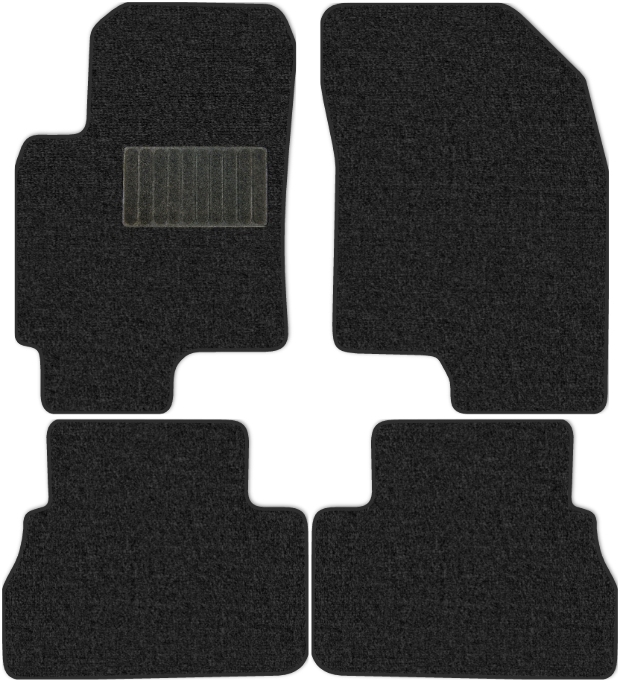 Коврики текстильные "Комфорт" для Chevrolet Epica (седан) 2006 - 2009, темно-серые, 4шт.