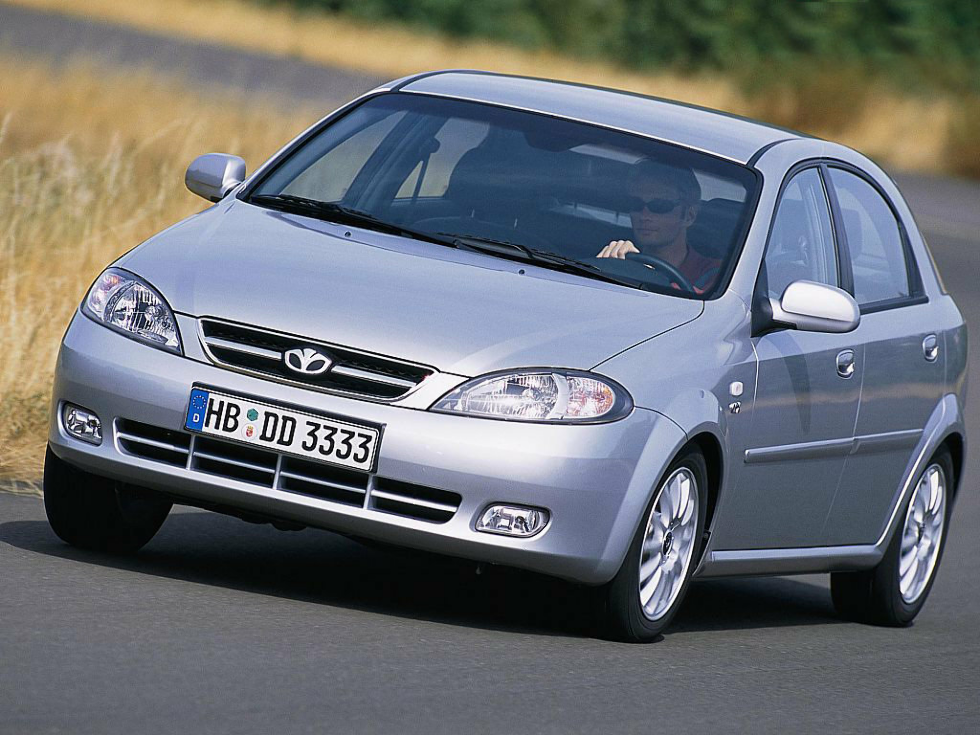 Коврики текстильные "Классик" для Daewoo Lacetti (хэтчбэк / J200) 2004 - 2009, черные, 5шт.