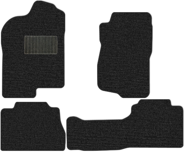 Коврики текстильные "Классик" для Chevrolet Tahoe III (suv / GMT900) 2006 - 2014, темно-серые, 4шт.