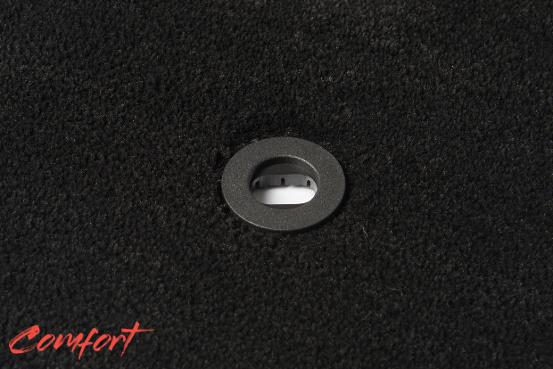 Коврики текстильные "Комфорт" для Porsche Cayenne (suv / 957) 2007 - 2010, черные, 4шт.
