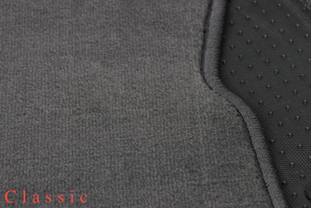 Коврики текстильные "Классик" для Opel Zafira (минивэн / C) 2011 - 2015, темно-серые, 5шт.