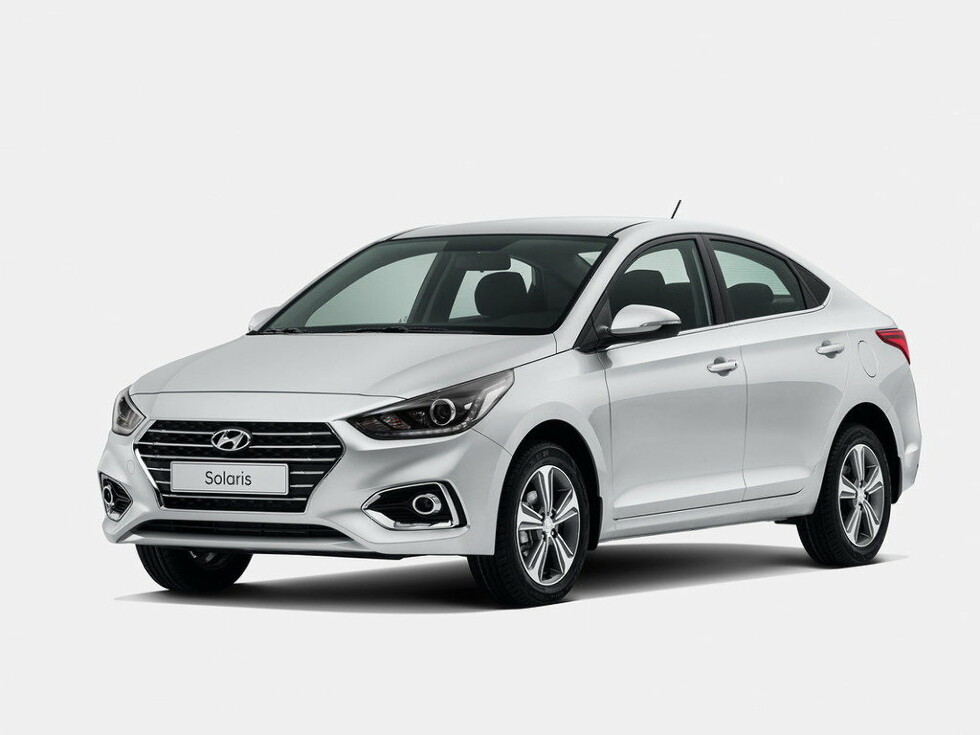 Коврики текстильные "Комфорт" для Hyundai Solaris II (седан / HCR) 2017 - 2020, черные, 5шт.