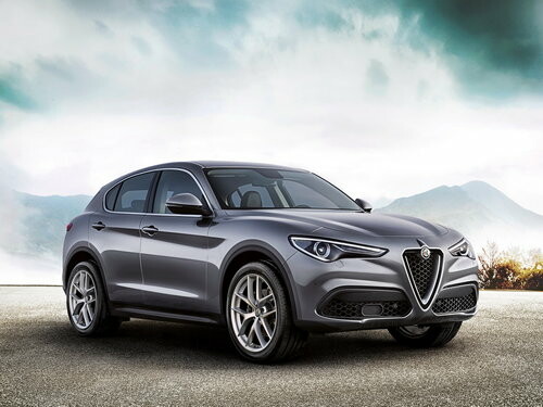 Коврики текстильные "Классик" для Alfa Romeo Stelvio I (suv / 949) 2016 - Н.В., черные, 4шт.