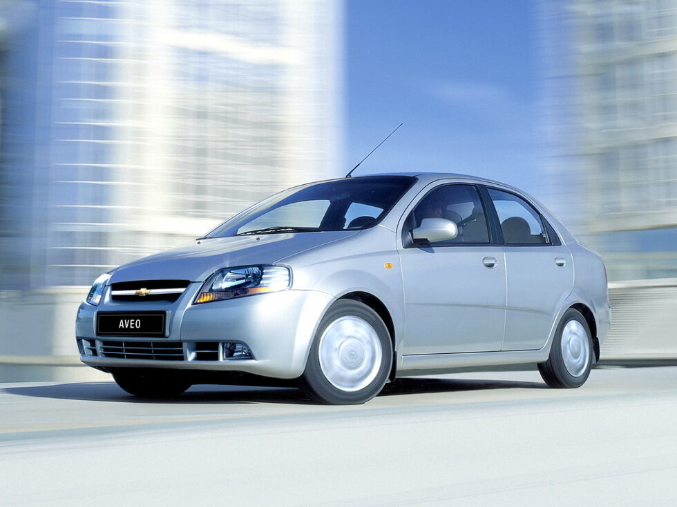 Коврики текстильные "Комфорт" для Chevrolet Aveo I (седан / T200) 2002 - 2008, темно-серые, 5шт.