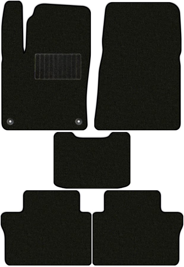 Коврики текстильные "Стандарт" для FAW Bestune B70 III (седан / Седан) 2020 - Н.В., черные, 5шт.