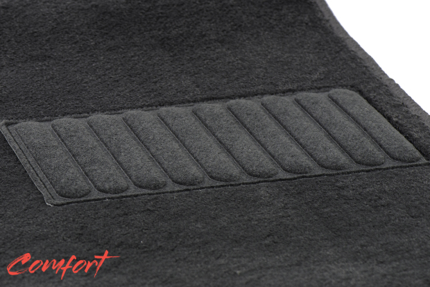 Коврики текстильные "Комфорт" для Nissan Qashqai II (suv / J11 Россия) 2016 - 2018, темно-серые, 5шт.