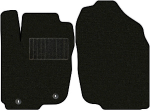 Коврики текстильные "Классик" для Toyota Rav4 IV (suv / XA40) 2015 - 2019, черные, 2шт.